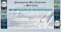 Desktop Screenshot of geographybee-coaching.com